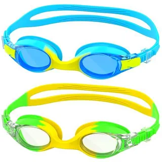 Ambienden 2 Pcs Gafas de Natación, Antivaho de Visión Clara