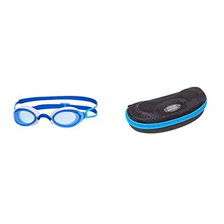 Zoggs Fusion Air, Unisex, Teinte/Bleu/Marine, Talla única & Estuche para Gafas