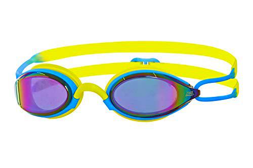 Zoggs Gafas de natación, Adultos Unisex, Azul/Lima/Espejo