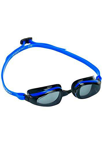 Phelps K180 Gafas de natación, Unisex Adulto, Lente Azul y Negro/Oscuro