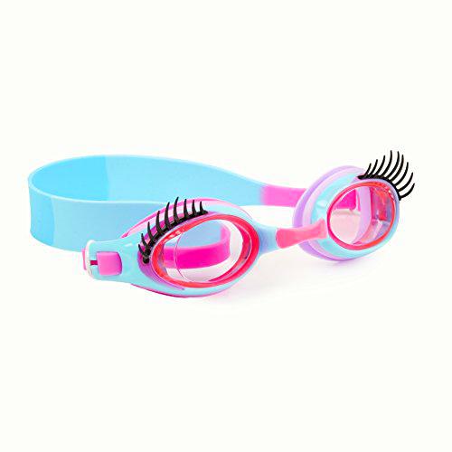 Bling2O - GLAM LASH Peri-Winkle Blue, gafas de natación infantiles