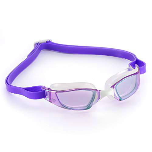 Phelps XCEED Gafas de natación, Unisex Adulto, Blanco/Púrpura Lila