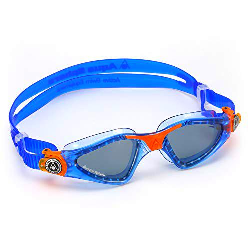 VERDES 10V77204628V10 Gafas de natación, Azul/Naranja-Oscuro