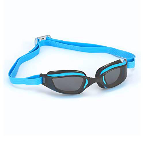 Phelps XCEED Gafas de natación, Unisex Adulto, Lente Azul y Negro/Oscuro
