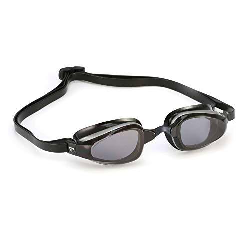 Phelps K180 Gafas de natación, Unisex Adulto, Lentes Plateadas y Negras