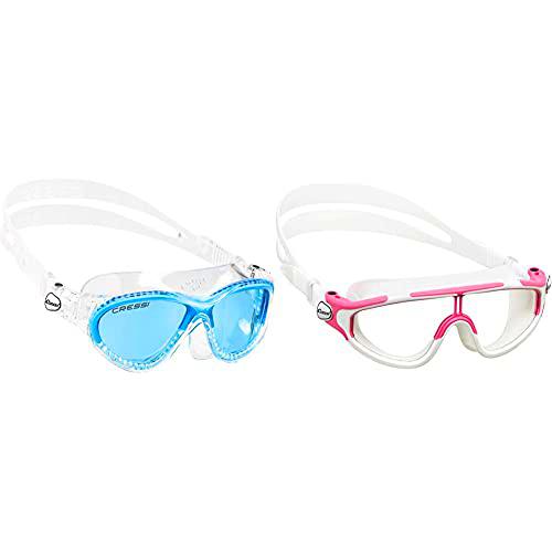 Cressi Cobra Kid Gafas De Piscina Para Niños, Color Transparente / Azul Royal
