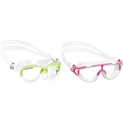 Cressi Cobra Kid Gafas De Piscina Para Niños, Color Transparente / Lima