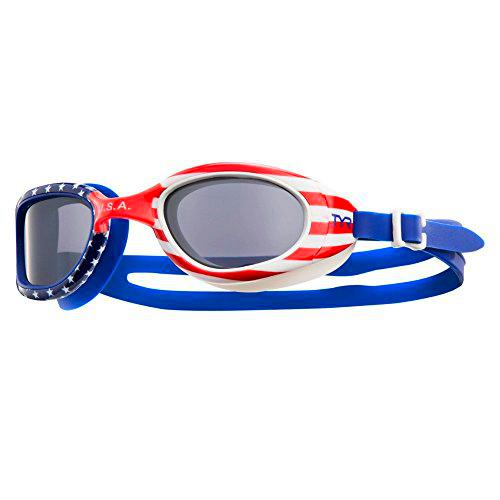 TYR Special Ops 2.0 Polarized USA - Gafas Unisex, Color Rojo y Azul