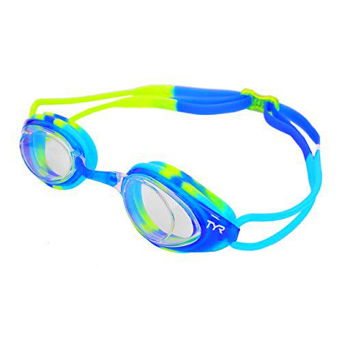 TYR Blackhawk Gafas de Natación, Unisex niños, Multicolor