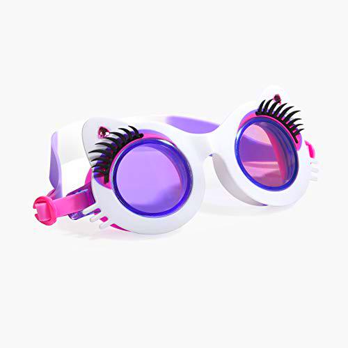 Bling2o - PAWDRY HEPBURN Whiskers White, Gafas de natación infantiles