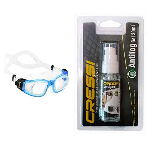 Cressi Galileo - Gafas de Natación Unisex con Vidrio Templado + Premium Anti Fog