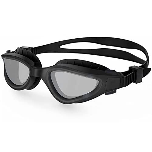 Bitywa Gafas de natación, lentes polarizadas antivaho con protección UV a prueba de fugas