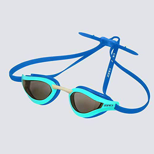 ZONE3 Viper Gafas de natación, Lentes espejo, azul /turquesa