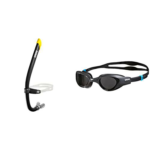 ARENA Swim Snorkel Pro III, Unisex-Adult, Black, Negro &amp; The One Gafas de Natación