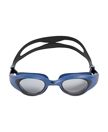 ARENA The Gafas de natación, Unisex-Adult, Smoke-Grey_Blue-Black, One Size