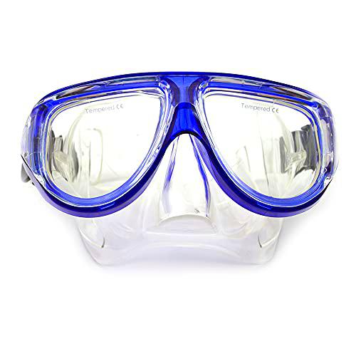 Gafas Buceo snórkel máscara Cristal Templado Adulto Ajustable Unisex (45853)
