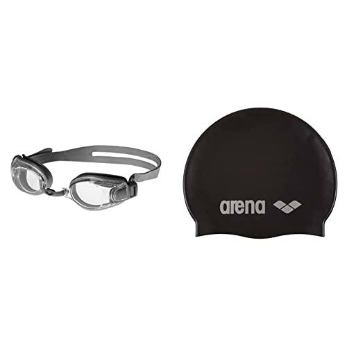 ARENA Zoom X-fit - Gafas de natación plata silver-clear-silver &amp; Classic Gorro de Natación