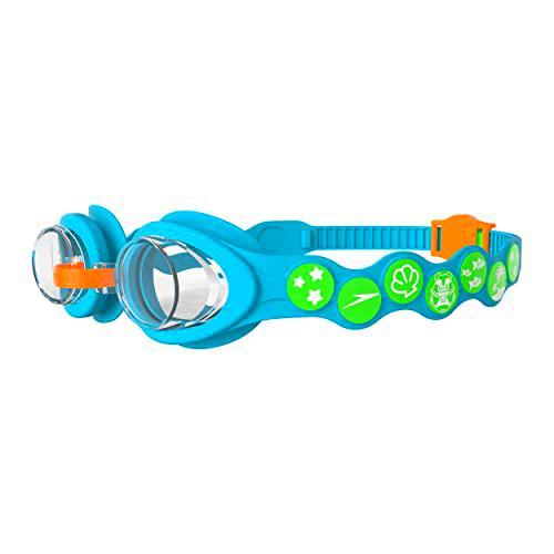 Speedo Gafas de natación unisex para niños, color azul