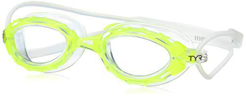 TYR Goggle Nest Pro-Gafas para Adultos, Unisex, Transparente/Amarillo
