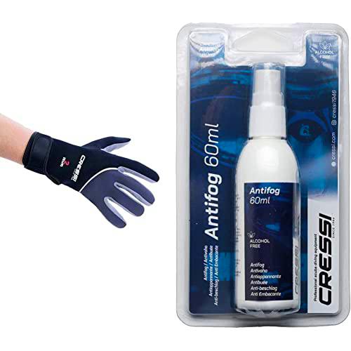 Cressi Tropical Gloves - Guantes de Neopreno y Amara de Buceo Adulto 2mm &amp; Premium Anti Fog