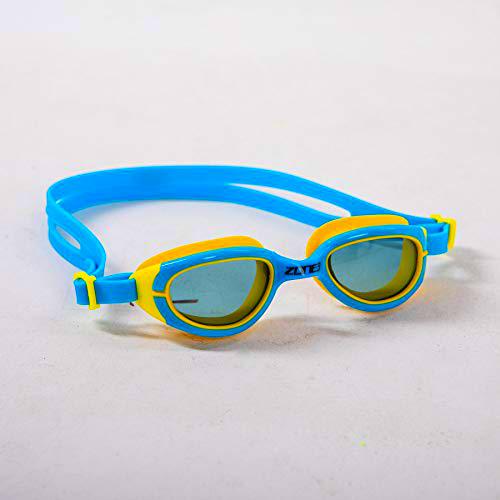 ZONE3 Aquahero Gafas de natación, Unisex niños, Azul/Amarillo