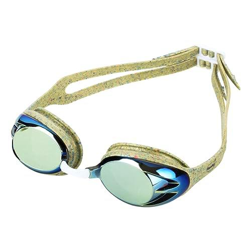 Fashy Gafas de natación unisex Power Mirror, cómodas, doradas