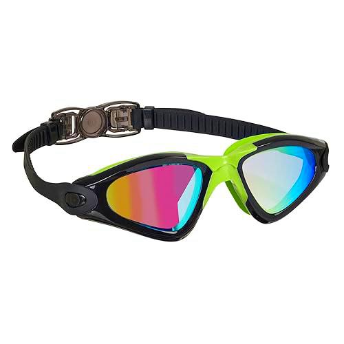 Beco Gafas de natación CALAIS MIRROR con lentes de policarbonato espejadas y campo de visión extra grande para una visión clara