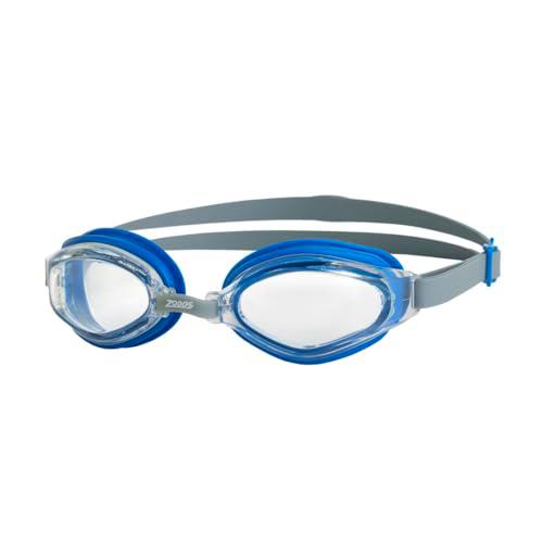 Zoggs Endura MAX Swimming Goggles, Unisex-Adult, Grey/Blue/Clear