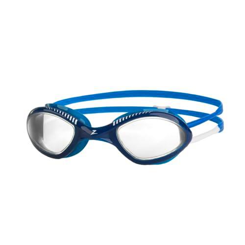 Zoggs Tiger Swimming Goggles, Unisex-Adult, Blue/White/Clear