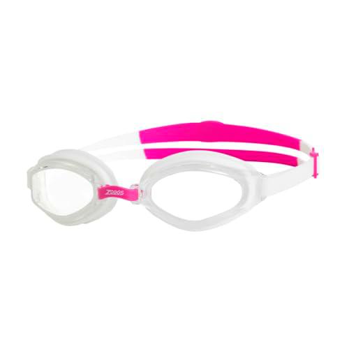 Zoggs Endura MAX Swimming Goggles, Unisex-Adult, White/Pink/Clear