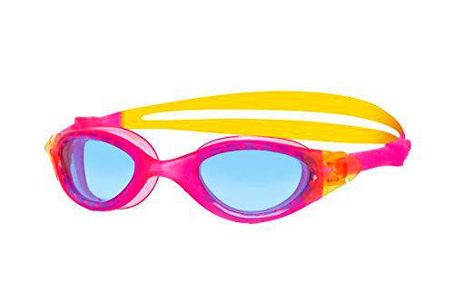Zoggs Panorama - Gafas de natación, color rosa / amarillo, talla 6