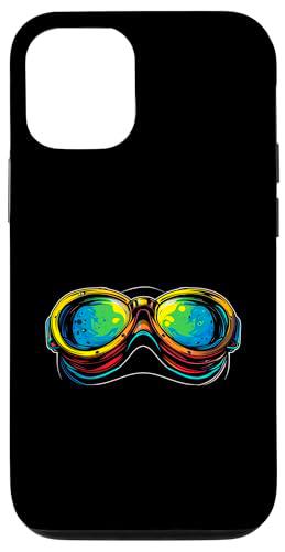 Carcasa para iPhone 15 Gafas de natación