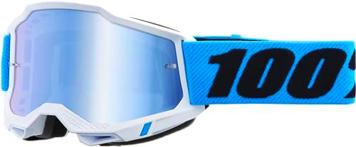 100% Youth Accuri 2 - Gafas de natación con marco y lente de espejo azul