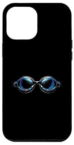 Carcasa para iPhone 15 Pro Max Gafas de natación Modernas