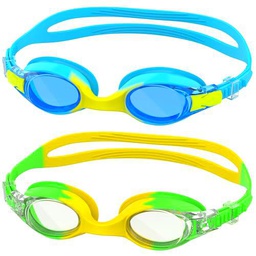 Ambienden 2 Pcs Gafas de Natación, Antivaho de Visión Clara