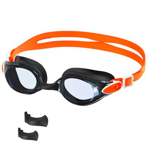 Ambienden Gafas Natacion Hombre/Mujer, Antivaho Impermeables Resistentes A Los Rayos UV Gafas Piscina Unisex