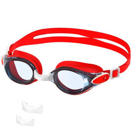 Ambienden Gafas Natacion Hombre/Mujer, Antivaho Impermeables Resistentes A Los Rayos UV Gafas Piscina Unisex
