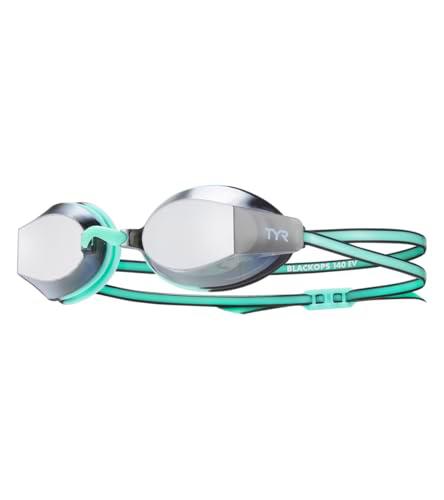 TYR Black Ops 140 EV Racing - Gafas de natación con espejo para mujer