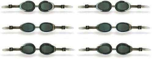 Intex 55685 Gafas natación, Unisex Adulto, Gris, Ajustables (Paquete de 2)